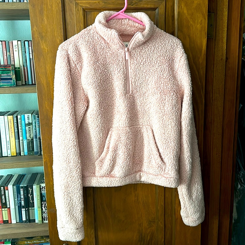 Pink Cozy Sweatshirt Girls Size M